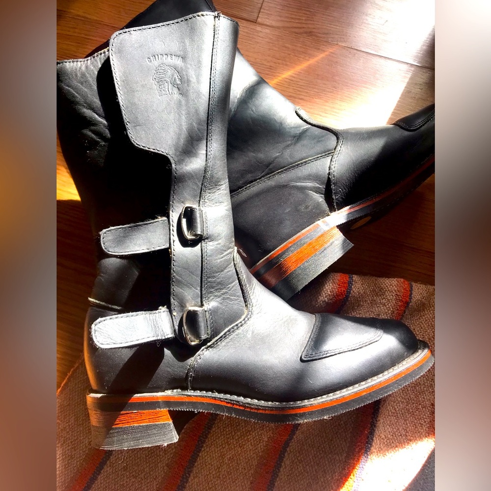 Chippewa Motorcycle Boots Mens 12